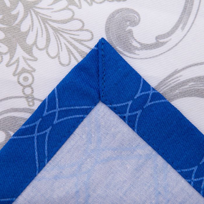 Набор столовый Этель "Зимние узоры", скатерть 110 х 150 см, салфетки - 4 шт, 100% хл