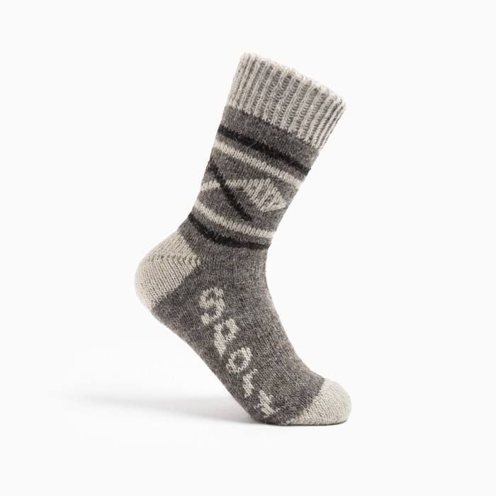 Носки мужские шерстяные, цвет серый, размер 29 носки мужские размер 29 цвет темно серый