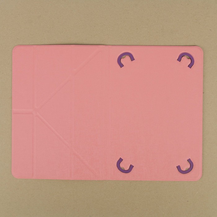 Чехол Krutoff универсальный для планшетов до 10" (фиолетовый - розовый)