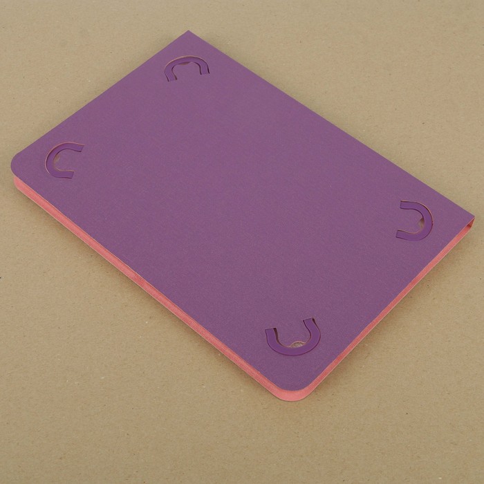 Чехол Krutoff универсальный для планшетов до 10" (фиолетовый - розовый)