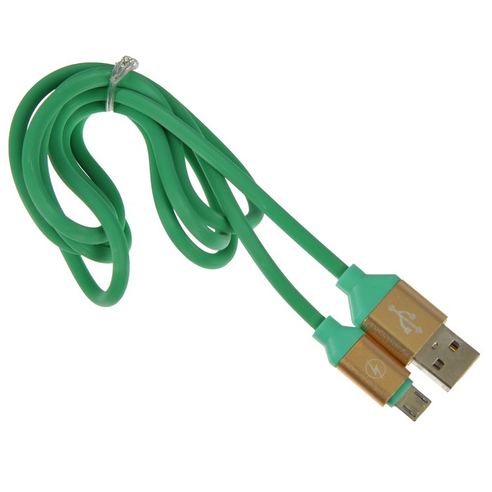 USB кабель micro Krutoff U2-120m Strong (1,2m) зеленый