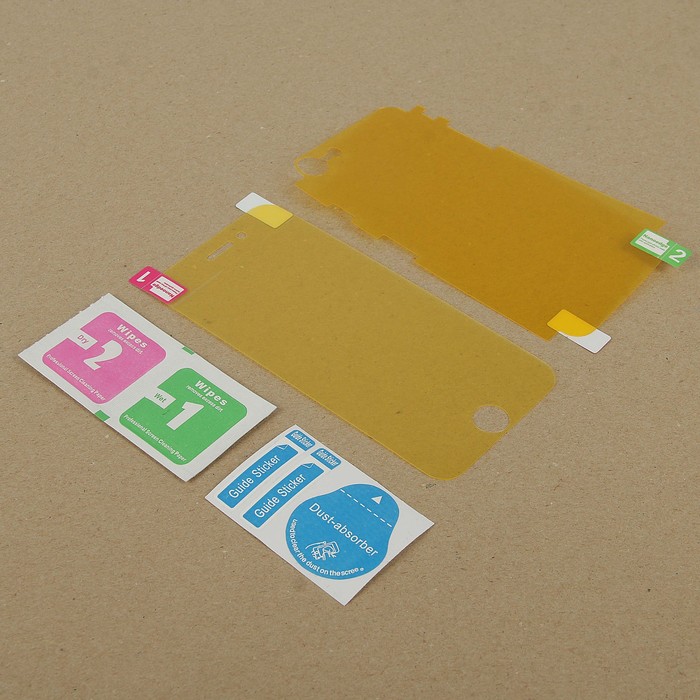 Пленка противоударная силиконовая Krutoff Group для iPhone 7 (комплект на две стороны)