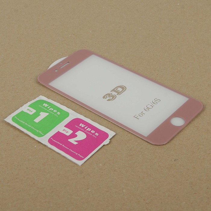 Стекло защитное 3D Krutoff Group для iPhone 6 (rose gold)