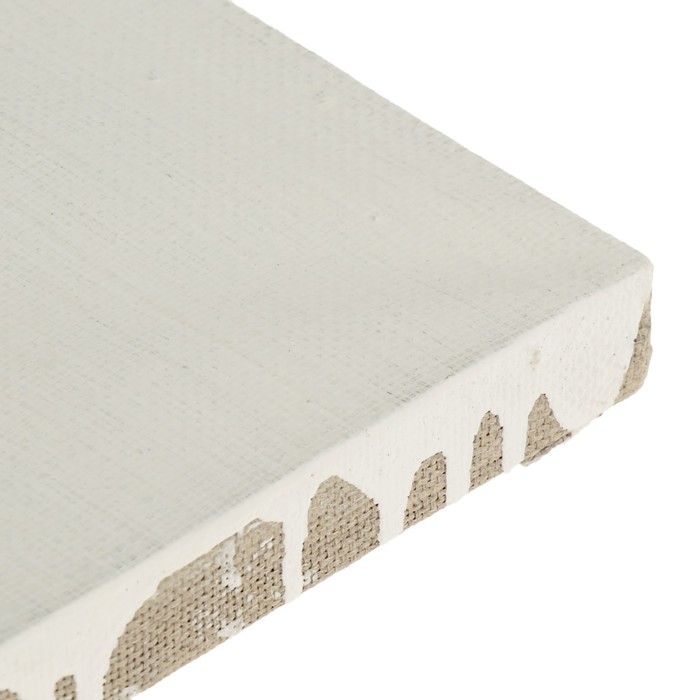 Холст на подрамнике лён 100% эмульсионный грунт 2*100*100 см мелкозернистый, Театральный 245г/м Туюкан Т0003940