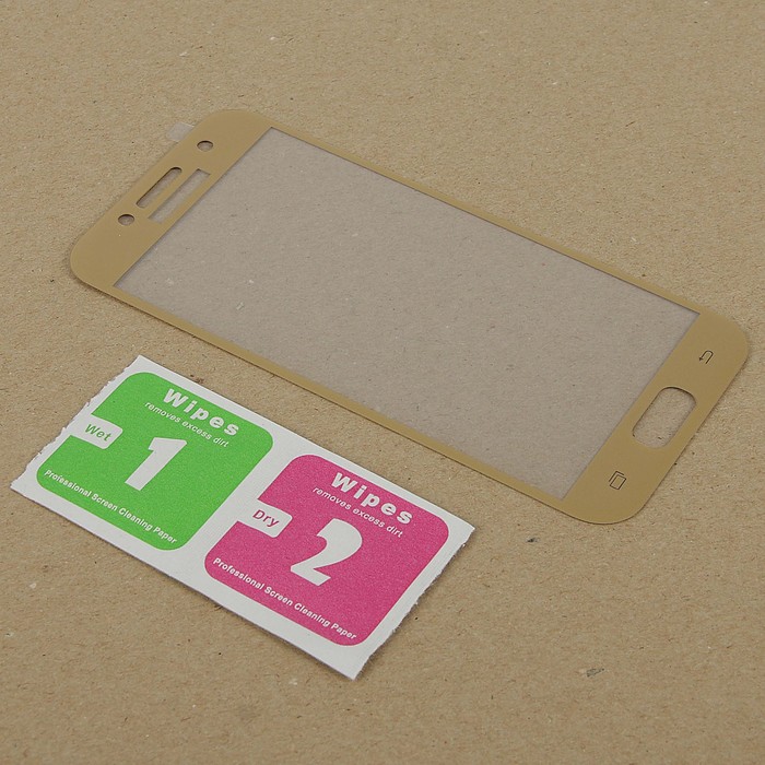 Стекло защитное 3D Krutoff Group для Samsung Galaxy A3 2017 (SM-A320F) gold