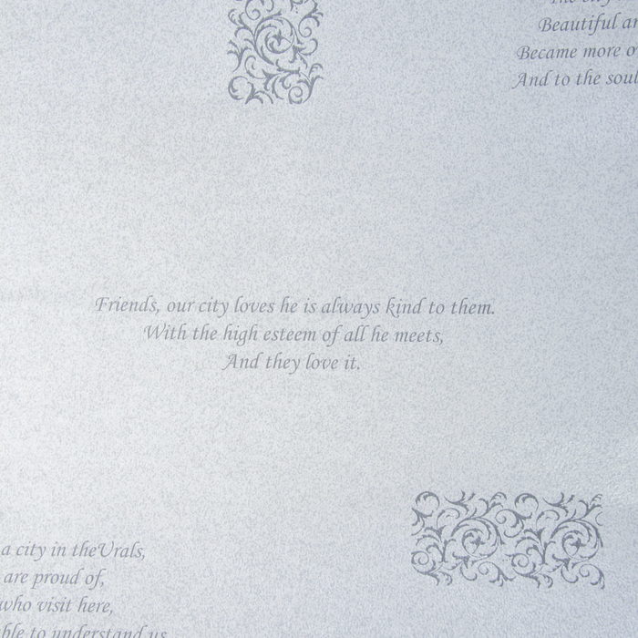 Обои гофрированные 4111 "Екатеринбург-К", серый, 0,53 x 10 м