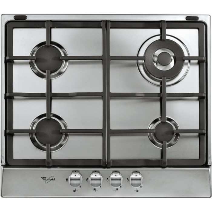 Варочная поверхность Whirlpool AKR 363/IX, 4 конфорки, газовая, серебристый