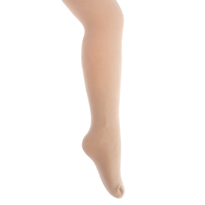 Колготки детские махровые MERRY 250 цвет бежевый (panna gul), рост 140-146