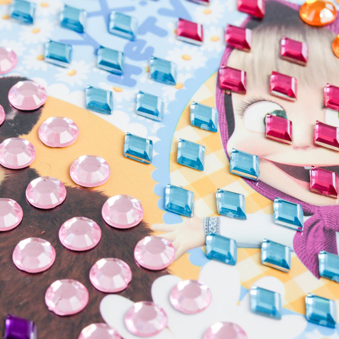 Шкатулка для декорирования "Ух! Я такая, нету слов" Маша и Медведь+элементы декора,стразы,