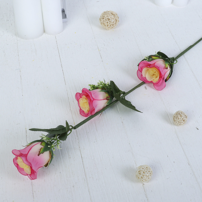 Декор тинги "Разноцветная роза" 110 см (цена за штуку), микс