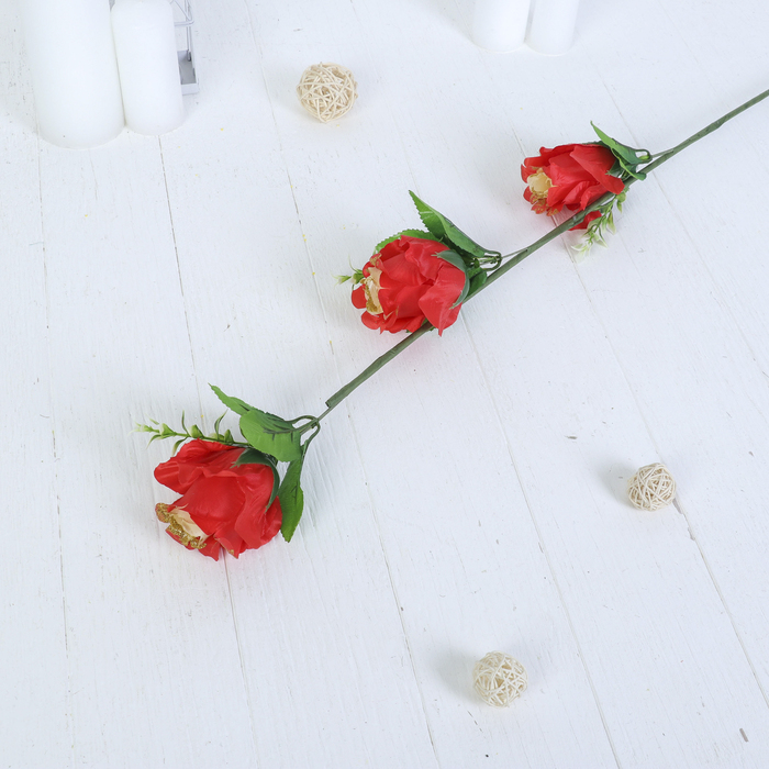 Декор тинги "Нежная роза" 105 см (цена за штуку), микс