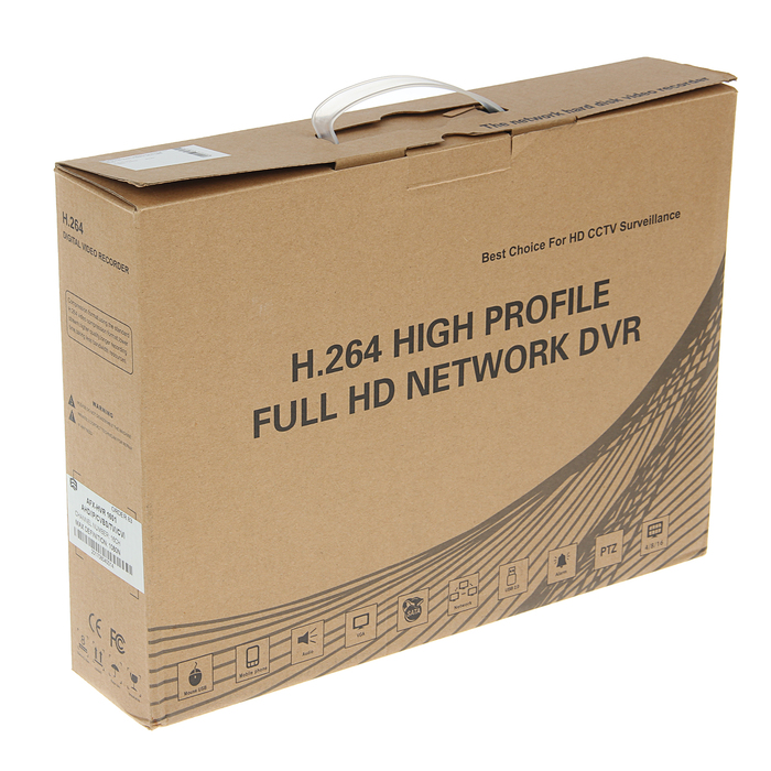 Видеорегистратор мультигибрид Anfrax AFX-HVR 1601, IP/AHD/TVI/CVI, 16 каналов, запись 1080N