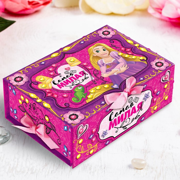 Шкатулка для декорирования "Самая милая" Принцессы: Рапунцель + элементы декора, стразы,