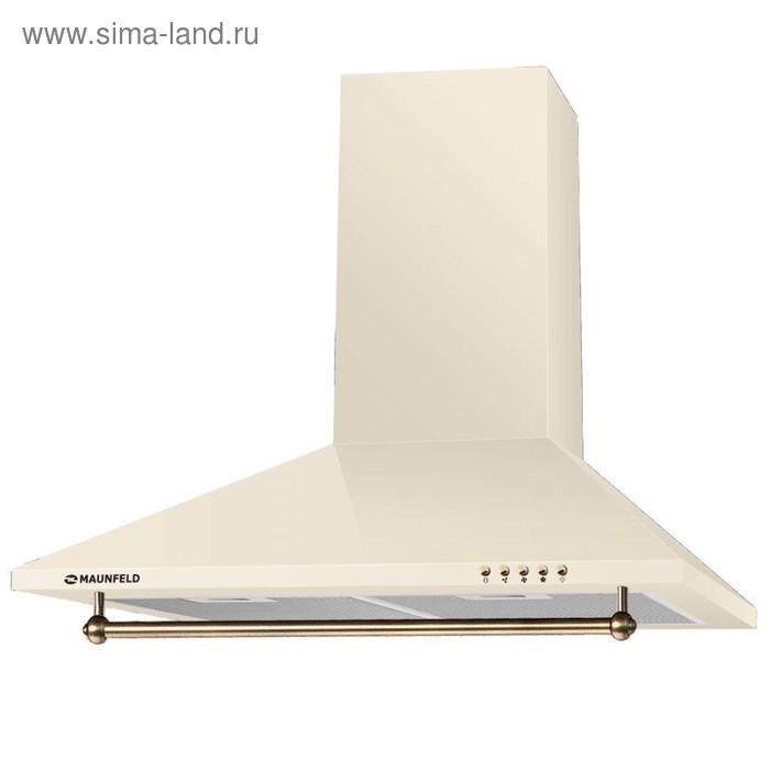 Вытяжка Maunfeld Retro Light 60 каминная 650м3ч 3 скорости 60 см бежевая 1199000₽
