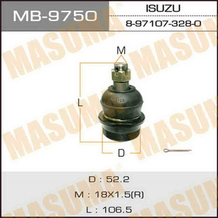 Шаровая опора Masuma MB9750