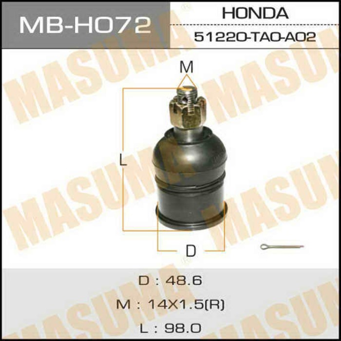 Шаровая опора Masuma MBH072