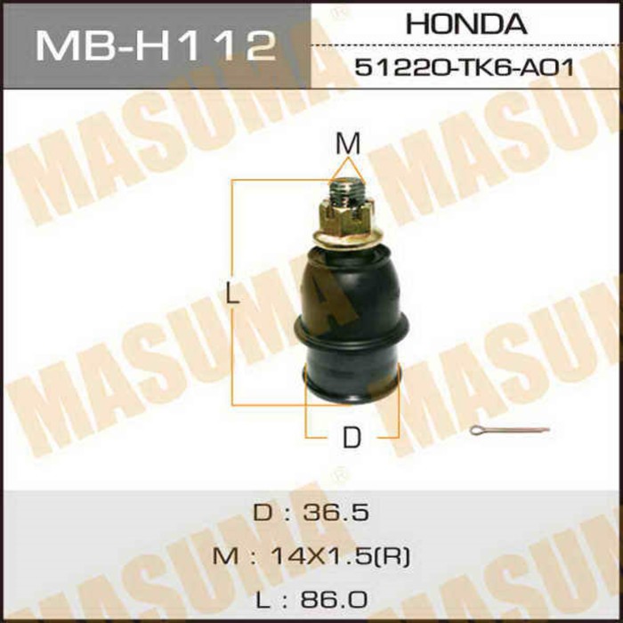 Шаровая опора Masuma MBH112
