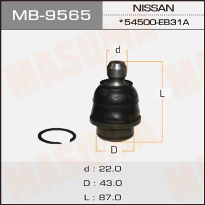 Шаровая опора MASUMA MB9565