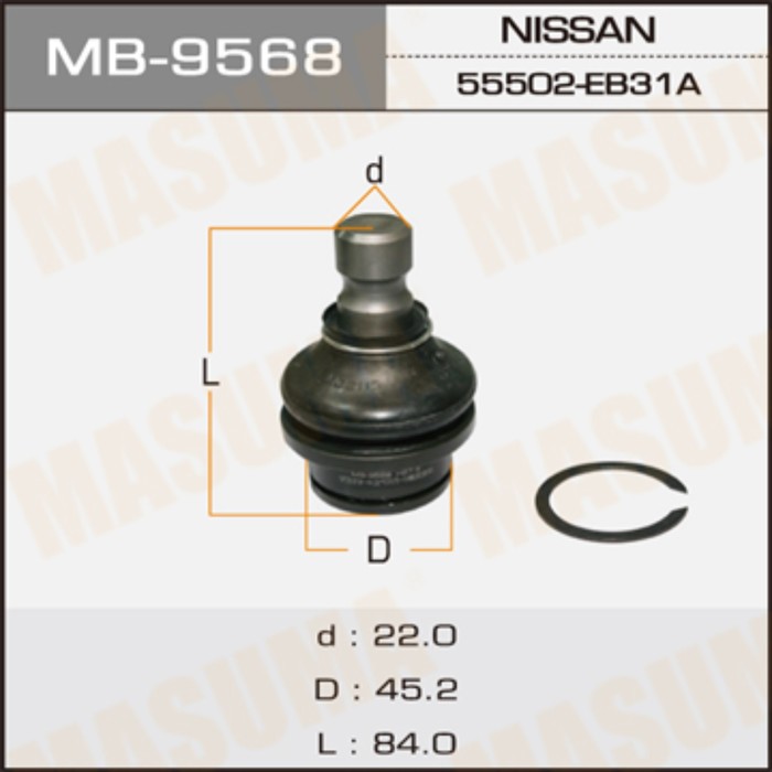 Шаровая опора MASUMA MB9568