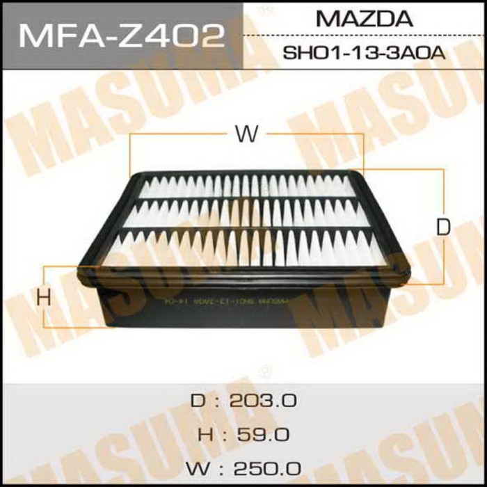 Фильтр воздушный Masuma MFAZ402