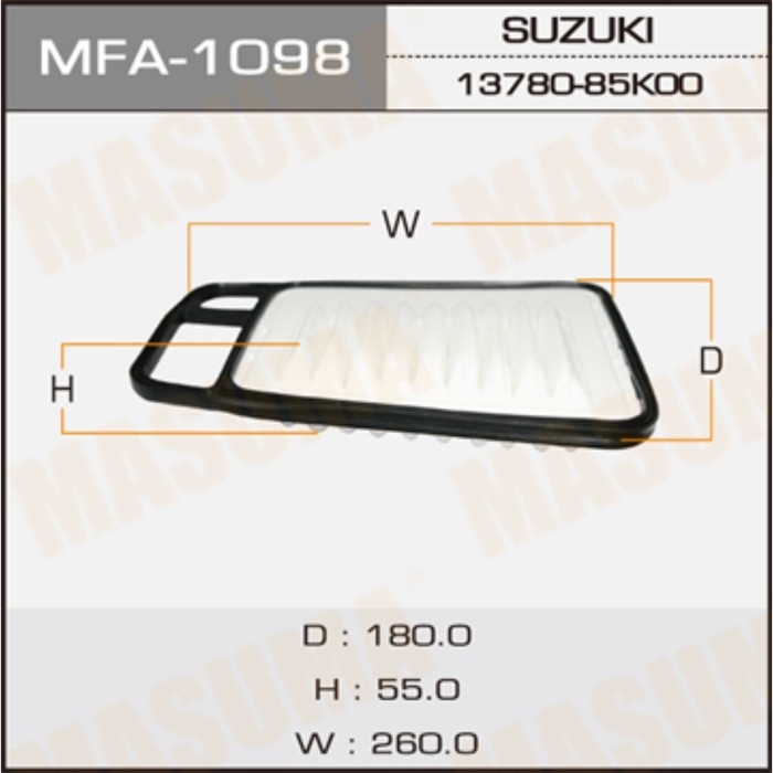 Фильтр воздушный Masuma MFA1098