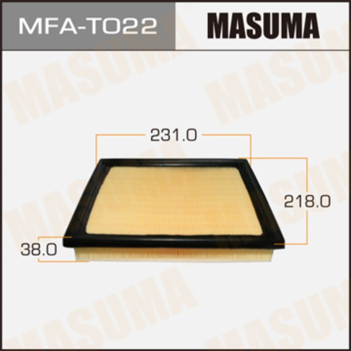 Фильтр воздушный Masuma MFAT022