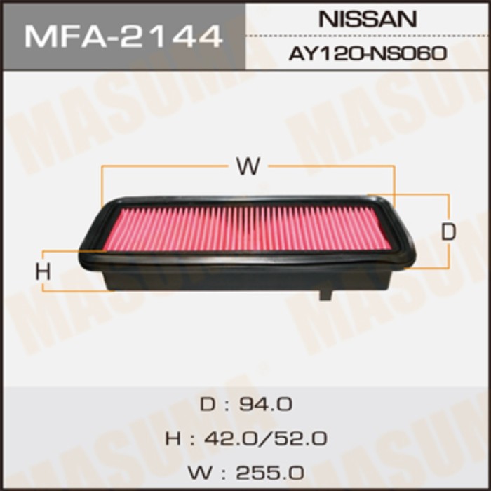 Фильтр воздушный Masuma MFA2144