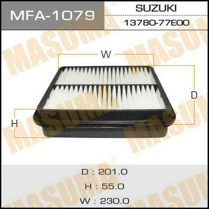 Фильтр воздушный Masuma MFA1079