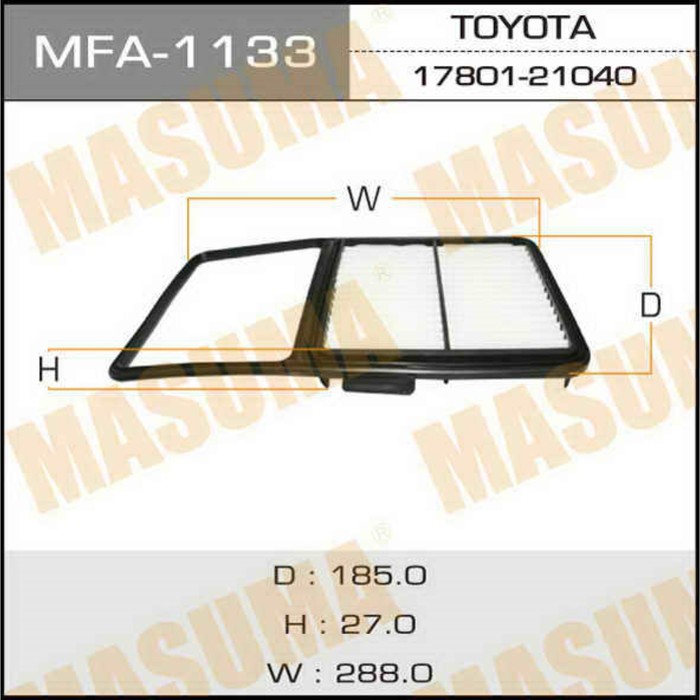 Фильтр воздушный Masuma MFA1133