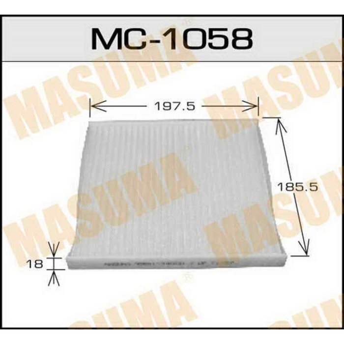 Фильтр салонный Masuma MC1058