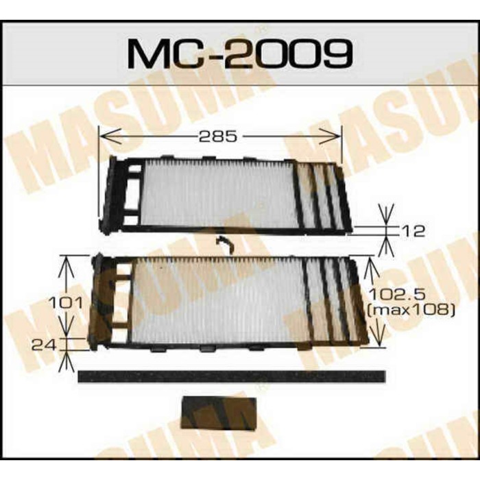 Фильтр салонный Masuma MC2009
