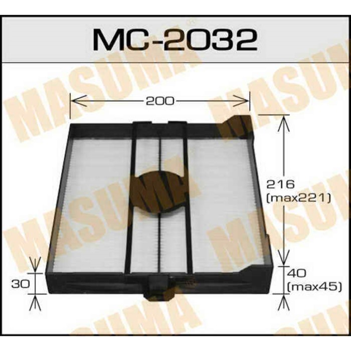 Фильтр салонный Masuma MC2032