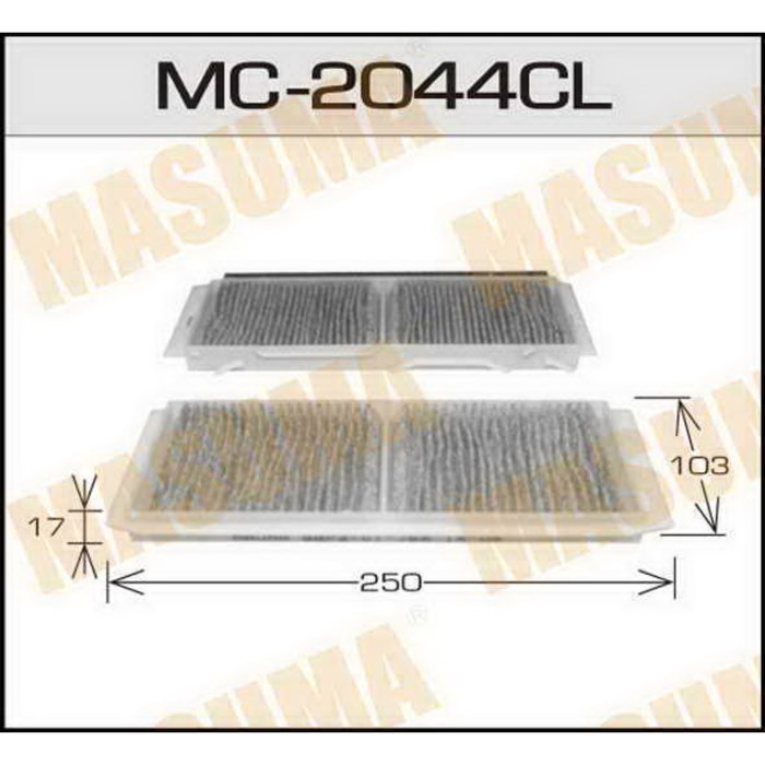 Фильтр салонный Masuma MC2044CL