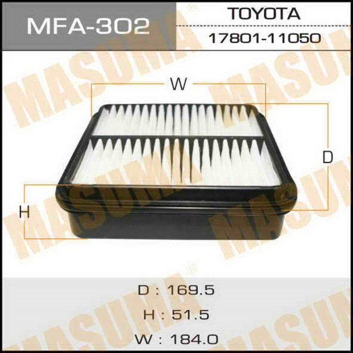 Фильтр воздушный Masuma MFA302