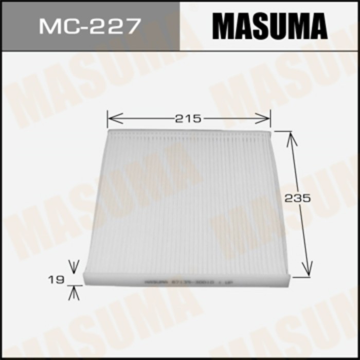 Фильтр салонный Masuma MC227