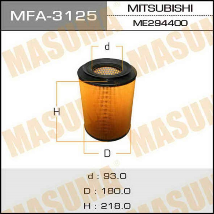 Фильтр воздушный Masuma MFA3125