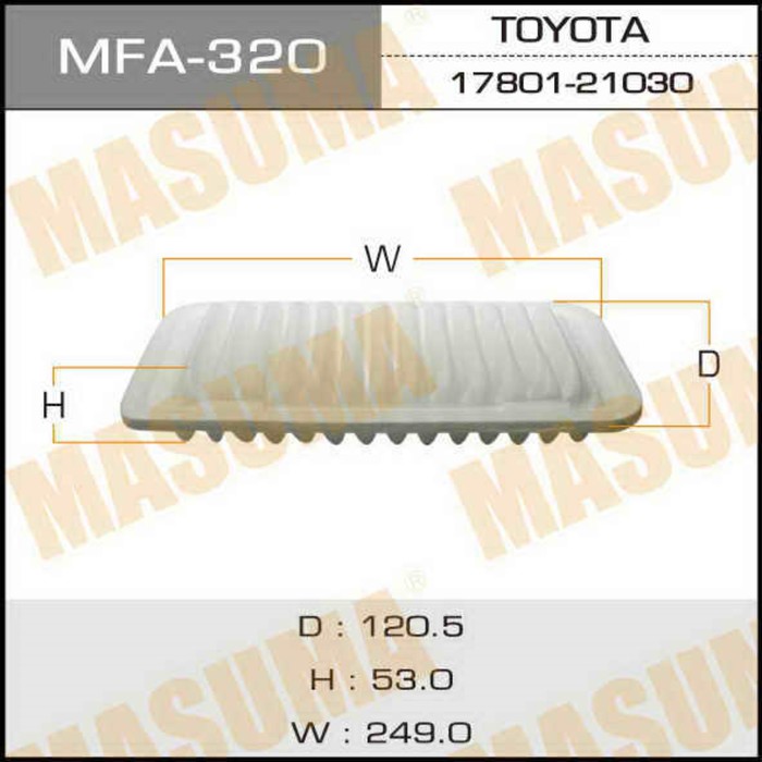 Фильтр воздушный Masuma MFA320