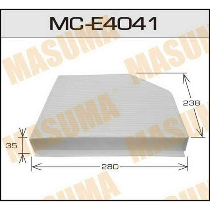 Фильтр салонный Masuma MCE4041