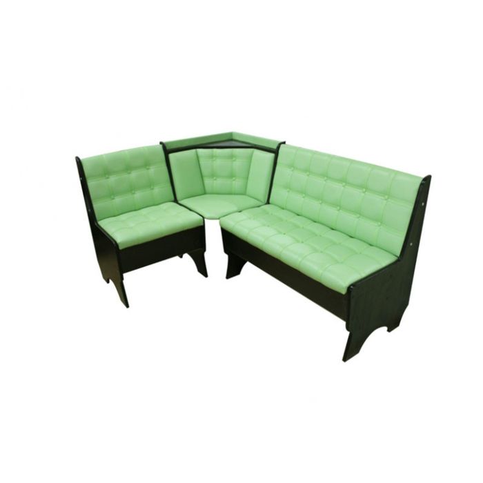 Угловой диван ЭДЕМ 1600х1100х880 Венге/фисташка