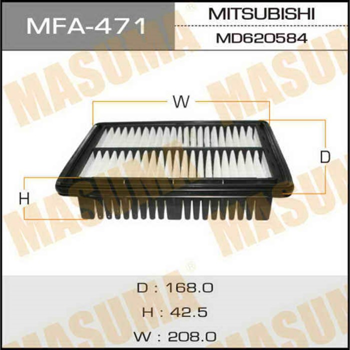 Фильтр воздушный Masuma MFA471
