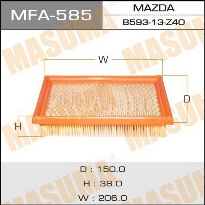 Фильтр воздушный Masuma MFA585