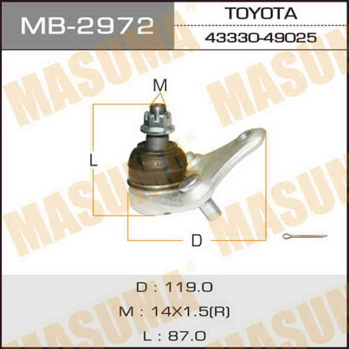 Шаровая опора Masuma MB2972