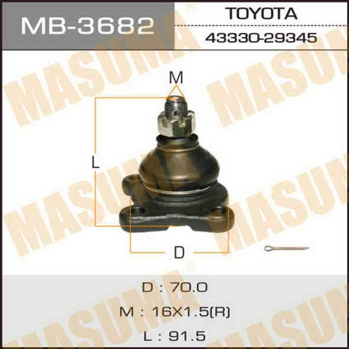 Шаровая опора Masuma MB3682