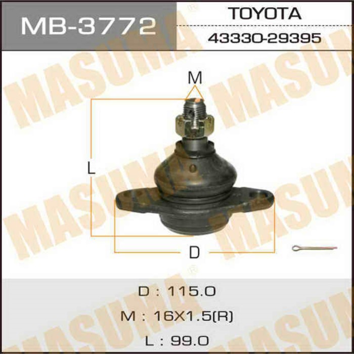 Шаровая опора Masuma MB3772