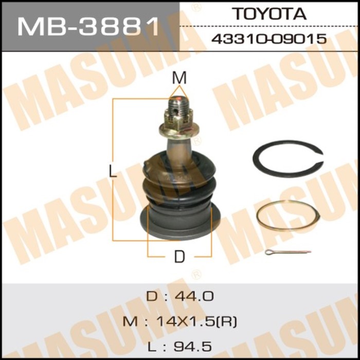 Шаровая опора Masuma MB3881