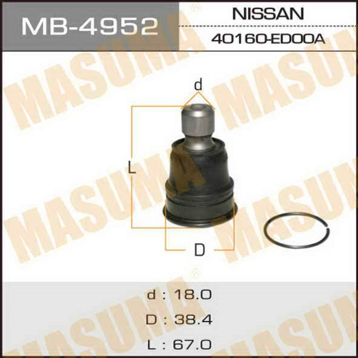 Шаровая опора Masuma MB4952