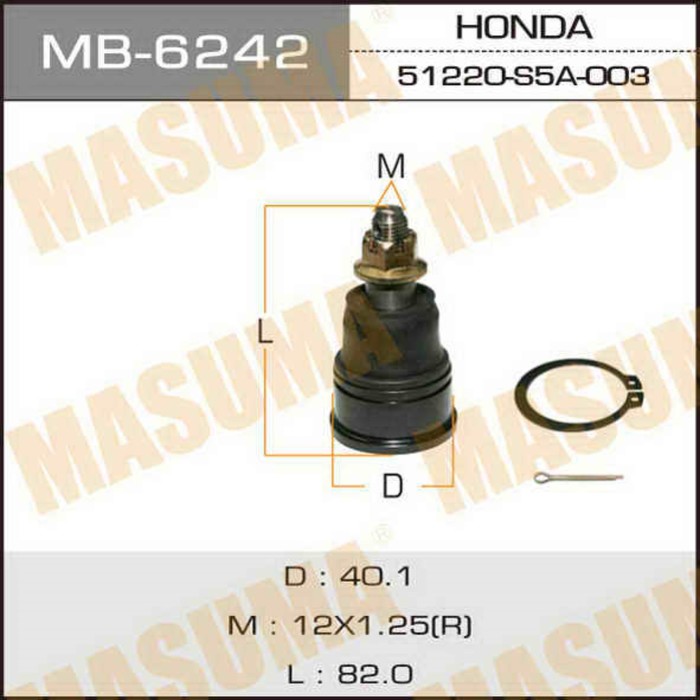 Шаровая опора Masuma MB6242