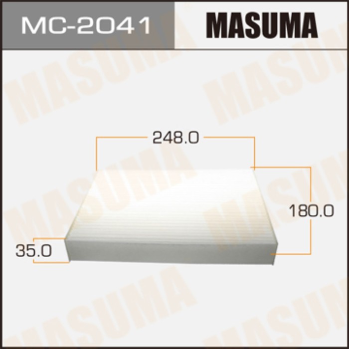 Фильтр салонный Masuma MC2041