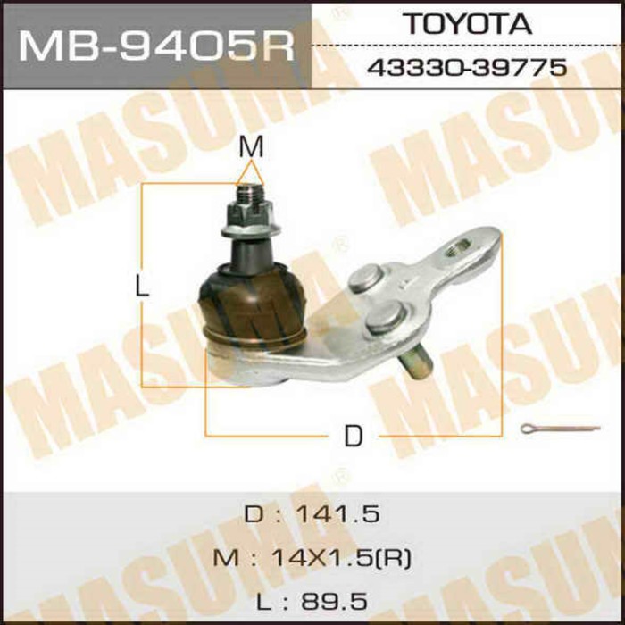 Шаровая опора Masuma MB9405R