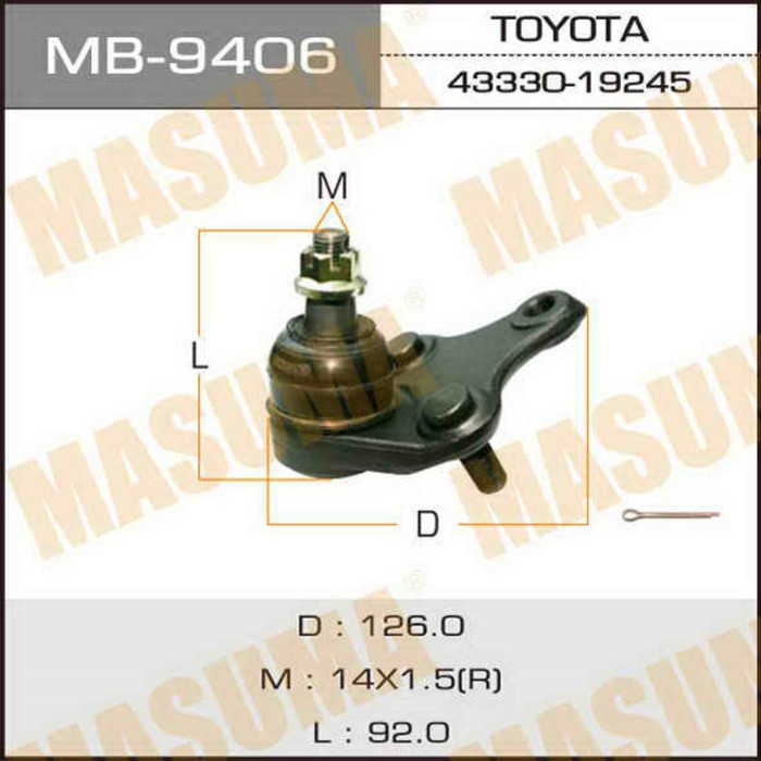 Шаровая опора Masuma MB9406